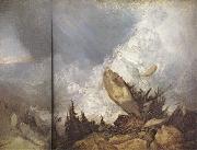 Joseph Mallord William Turner The fall of an Avalanche in the Grisons (mk31) France oil painting artist